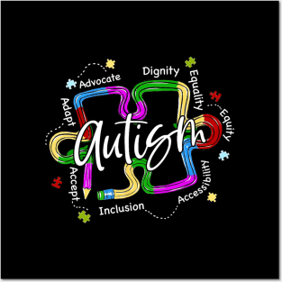 Autism AdvocacyInclusion, Equality and Acceptance Posters and Art